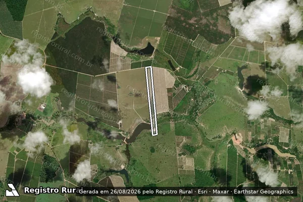 Imagem de satélite de Fazenda Luiza - Parte 1 em Montanha - ES