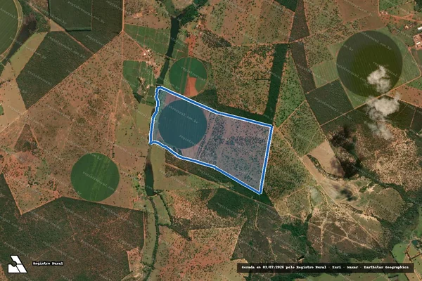 Imagem de satélite de FAZENDA LIMOEIRO - Parte 1 em Curvelo - MG
