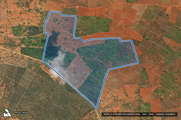 Imagem de satélite de FAZENDA BOA VISTA - Parte 1 em Umburanas - BA