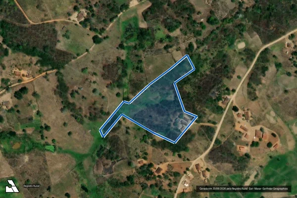 Imagem de satélite de SITIO GERALDO - Parte 1 em São Sebastião de Lagoa de Roça - PB
