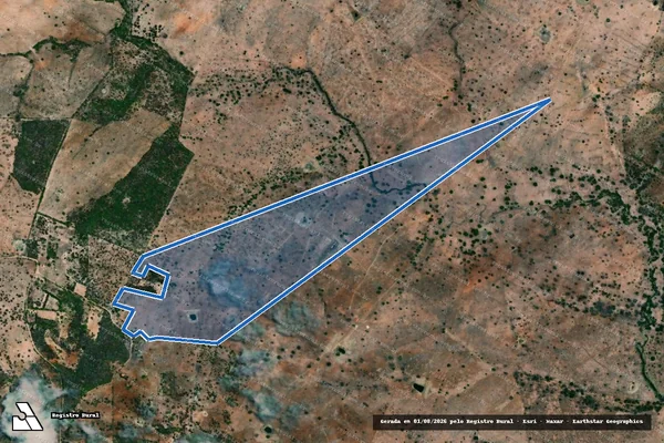Imagem de satélite de FAZENDA REALEZA E CATIÓ - Parte 1 em Teofilândia - BA