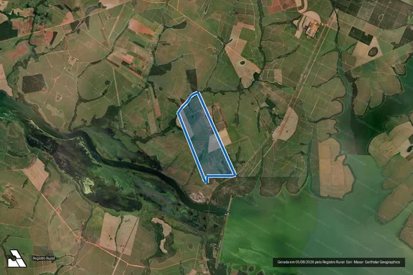 Imagem de satélite de Fazenda Cataco - PARCELA 04 em Ubarana - SP