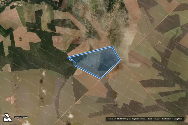 Imagem de satélite de Sítio Santo Antônio ? Lotes n° 63, 27/28 - Parte 1 em Sinop - MT