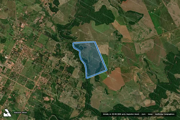 Imagem de satélite de Fazenda Querência IV - Parte 2 em Bela Vista - MS