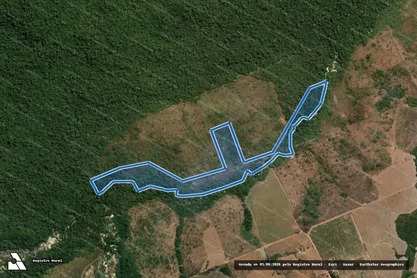 Imagem de satélite de Fazenda Monte Verde I - Faz Monte Verde I ? Gleba A em Nova Bandeirantes - MT