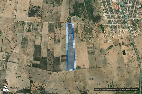 Imagem de satélite de FAZENDA SAO PEDRO Parte 3 - PARCELA 14 em Garanhuns - PE