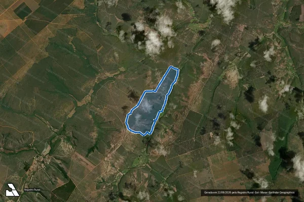 Imagem de satélite de FAZENDA CERCADO DE BAIXO - Parte 4 em Rio Pardo de Minas - MG