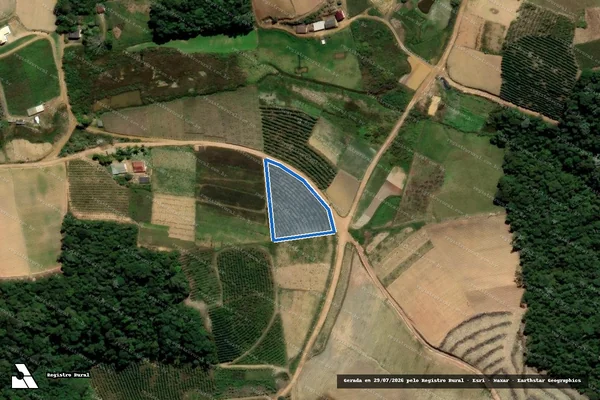 Imagem de satélite de Sitio Alto Caramuru - PARCELA 01 em Santa Leopoldina - ES