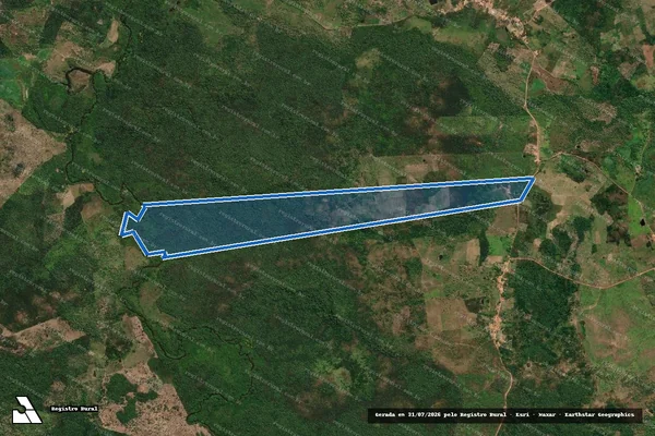 Imagem de satélite de FAZENDA SANTA CRUZ - EUCLISLAN FERREIRA LIMA em São José dos Basílios - MA