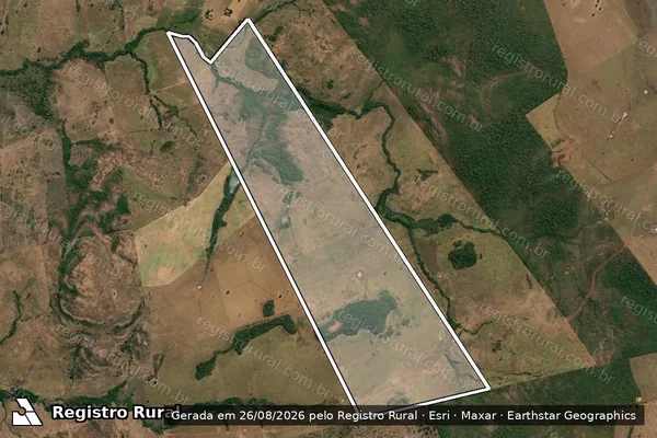 Imagem de satélite de FAZENDA PAISAGEM - PARTE 01 em Porto Franco - MA