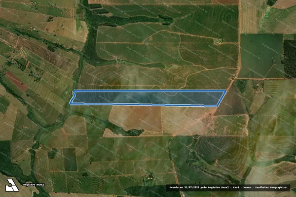 Imagem de satélite de Lote de terras sob nºs 2-B e 8-B-Remanescente - Lote de terras sob nºs 2-B e 8-B-Remanescente em Perobal - PR