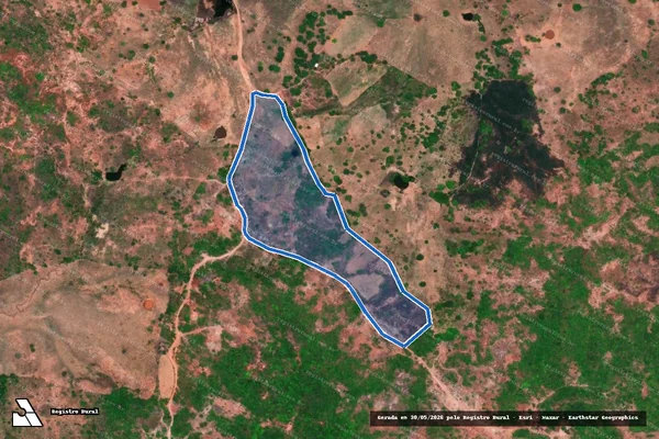 Imagem de satélite de FAZENDA CAEIRA - Parte 1 em Benedito Leite - MA