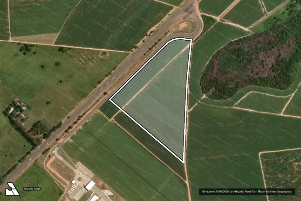 Imagem de satélite de FAZENDA BOA VISTA - AREA 2 em Penápolis - SP