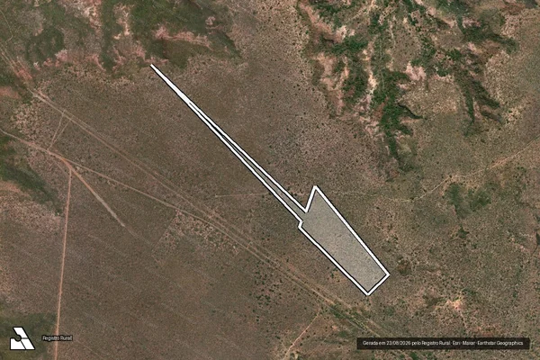 Imagem de satélite de Vao da Onça - PARCELA 01 em Bertolínia - PI