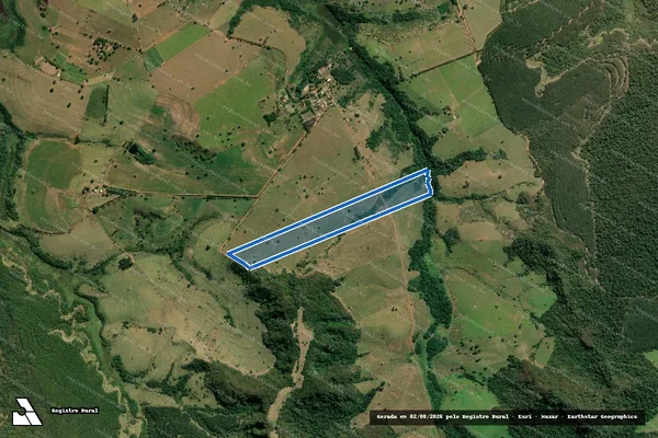 Imagem de satélite de FAZENDA MARILIA I - Parte 1 em Marília - SP