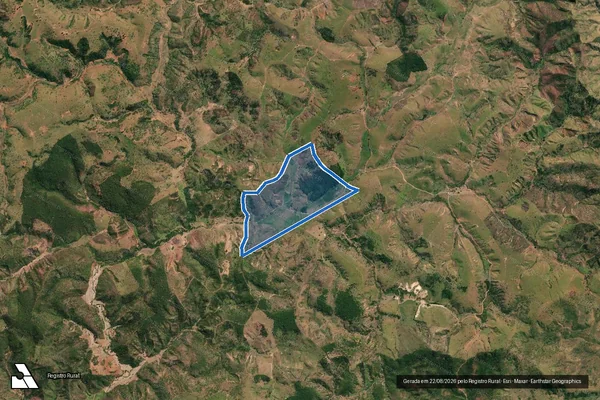 Imagem de satélite de FAZENDA SANTA INES - Gleba 2 em Divino das Laranjeiras - MG