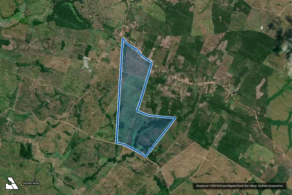 Imagem de satélite de FAZENDA SAO SEBASTIAO - PARCELA 02 em Pindaré-Mirim - MA