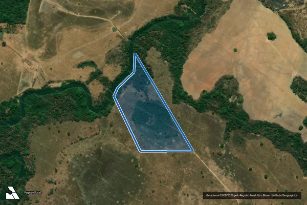 Imagem de satélite de FAZENDA DESCANSO - GLEBA 01 - Gleba B em Vila Propício - GO