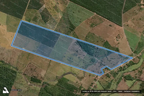 Imagem de satélite de FAZENDA ANDARAÍ - Parcela 1 em Grajaú - MA