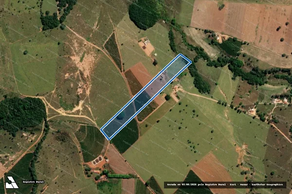 Imagem de satélite de Fazenda Souzas - PARTE 1 em Cristais - MG