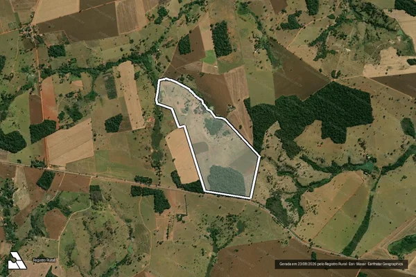 Imagem de satélite de FAZENDA BOM SUCESSO - Parte 1 em Nazário - GO