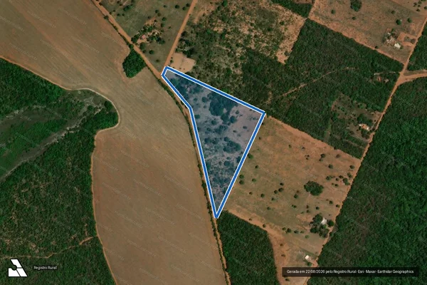 Imagem de satélite de Projeto de Assentamento Três Corações - Lote 50 em Campo Grande - MS