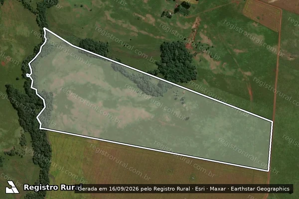 Imagem de satélite de Granja Três Irmãos - Gleba I em Bossoroca - RS