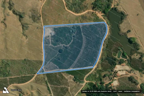 Imagem de satélite de Lote 18 Gleba B ? PA Primeiro do Sul - em Campo do Meio - MG