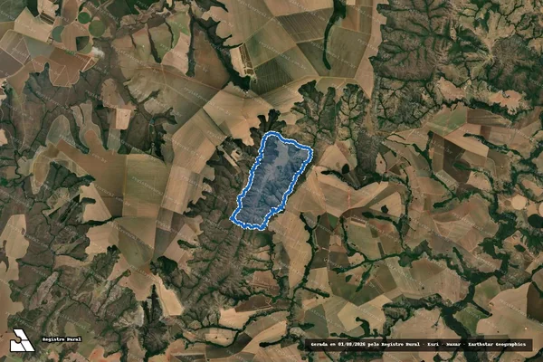 Imagem de satélite de FAZENDA MARTIRIOS, lugar denominado ?Martirios? - Parte 1 em Catalão - GO