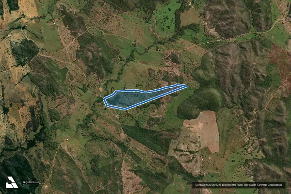 Imagem de satélite de FAZENDA DOMINGUINHO - QUINHAO 4 em Niquelândia - GO
