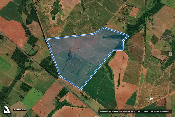 Imagem de satélite de Fazenda Santa Candida - PARTE 1 em Regente Feijó - SP