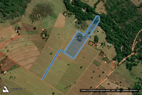 Imagem de satélite de FAZENDA SALOBRO DE CIMA - Lote 27 em Varjão - GO