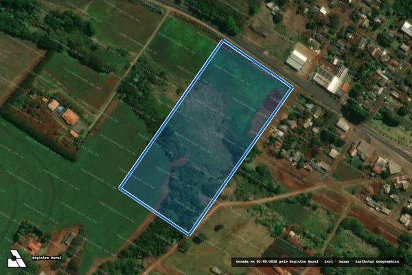 Imagem de satélite de LOTE 11 - 001 em Quinta do Sol - PR