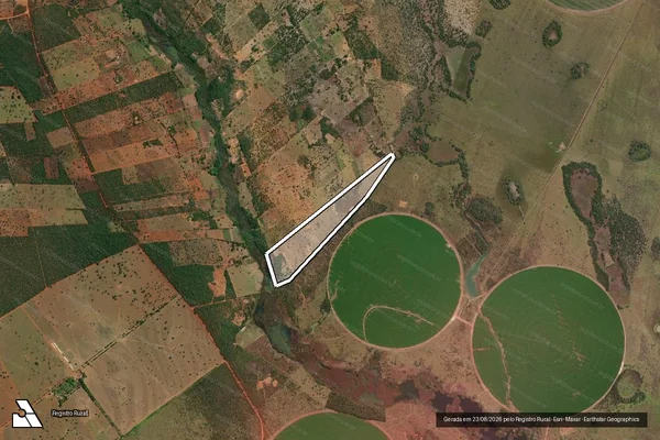 Imagem de satélite de LOTE-71 - Parte 71 em Unaí - MG
