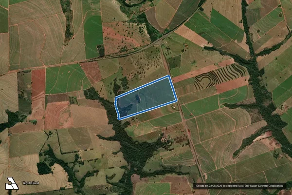 Imagem de satélite de Lote nº 11/13 - Lote nº 11-13 em Tamboara - PR