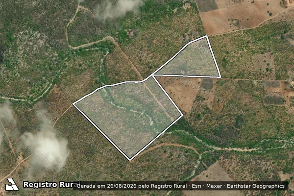 Imagem de satélite de SAO JOSE - GLEBA 2 em Canindé de São Francisco - SE