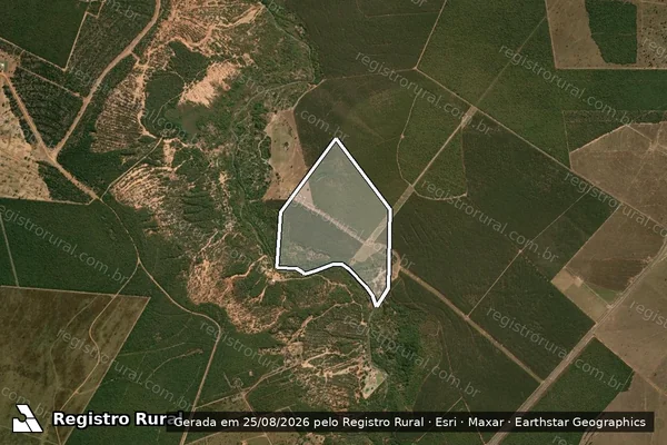 Imagem de satélite de Fazenda Varginha - Parte 1 em Poxoréu - MT