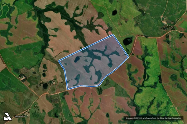 Imagem de satélite de Agropecuaria Caxiferro - Caxiferro em Tupanciretã - RS