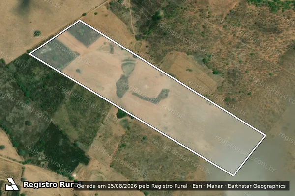 Imagem de satélite de FAZENDA SÃO JUDAS TADEU - 2 em Porto da Folha - SE