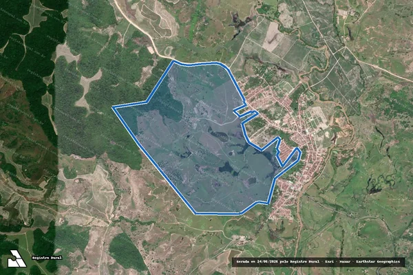 Imagem de satélite de Camboa e Nova Jerusalém - Parte 1 em Passo de Camaragibe - AL