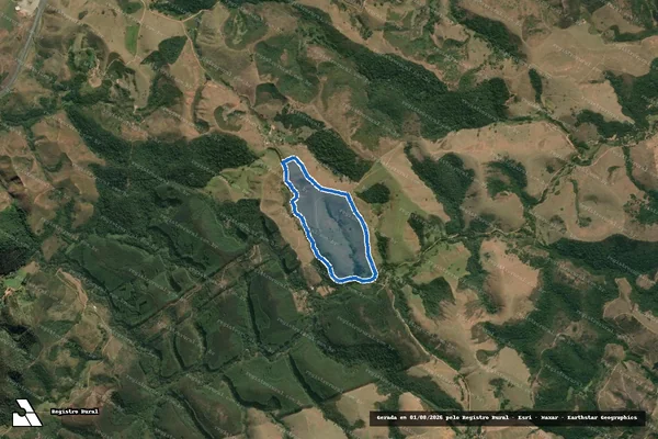 Imagem de satélite de Sitio Santo Antonio - Parte 2 em Silveiras - SP