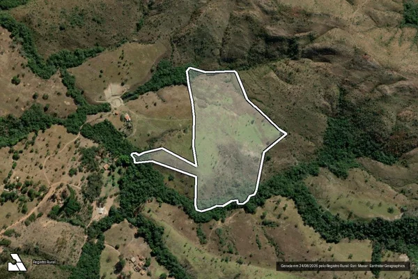 Imagem de satélite de FAZENDA BURITI, LUGAR CAPÃO GRANDE E CAPÃO DA GUARIROBA - GLEBA 2 em Coromandel - MG