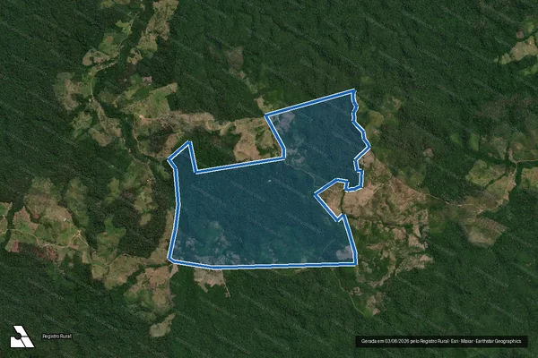 Imagem de satélite de Fazenda Santa Helena - Parte 1 em Itaituba - PA