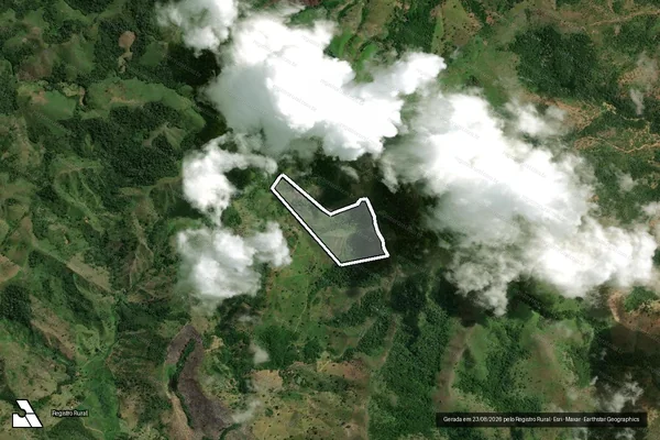 Imagem de satélite de FAZENDA ENTRE MONTES - Parte 1 em Ribeirão do Largo - BA