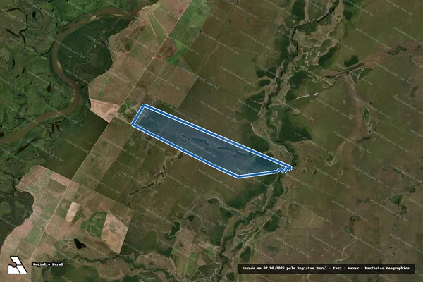 Imagem de satélite de FAZENDA TRACAJÁ VI - PARCELA 01 em Cocalinho - MT