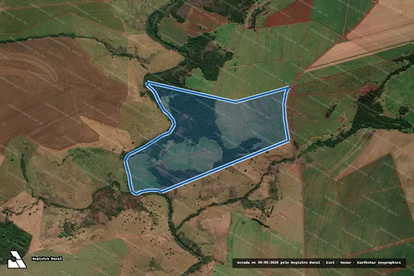 Imagem de satélite de FAZENDA BALSAMO em Quirinópolis - GO