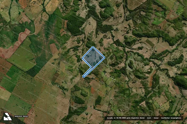 Imagem de satélite de Fazenda Boa Vista - Oswaldo Batista Soares em Jaraguari - MS