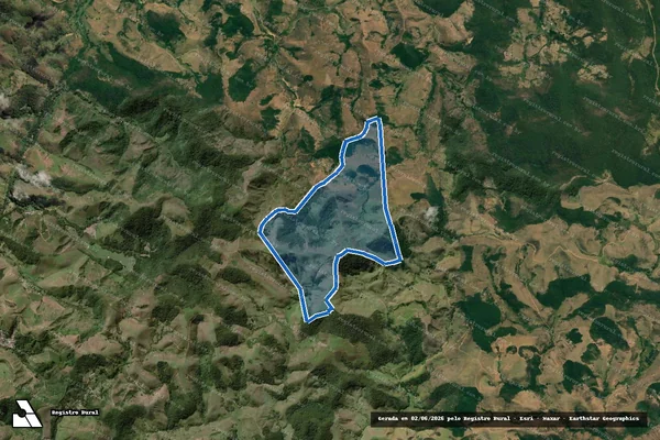 Imagem de satélite de Fazenda do Córrego Vermelho - Parte 1 em Rio das Flores - RJ