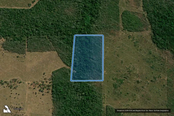 Imagem de satélite de LOTE 26 - GLEBA 08 - SETOR ABAITARÁ - P.I.C GY-PARANÁ - Parte 1 em Pimenta Bueno - RO