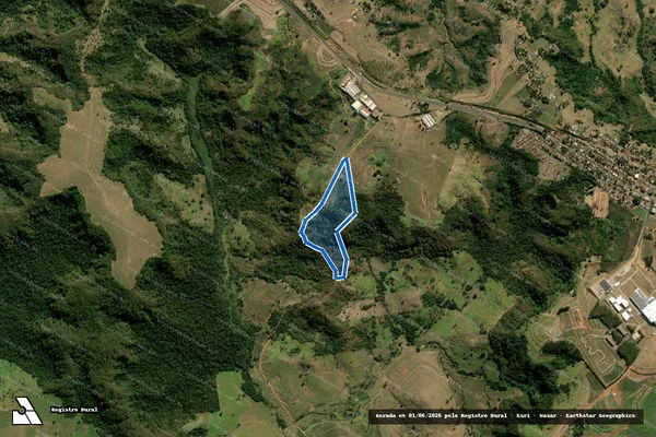 Imagem de satélite de Fazenda Camapuan - Gleba B1-3 em Pompéia - SP